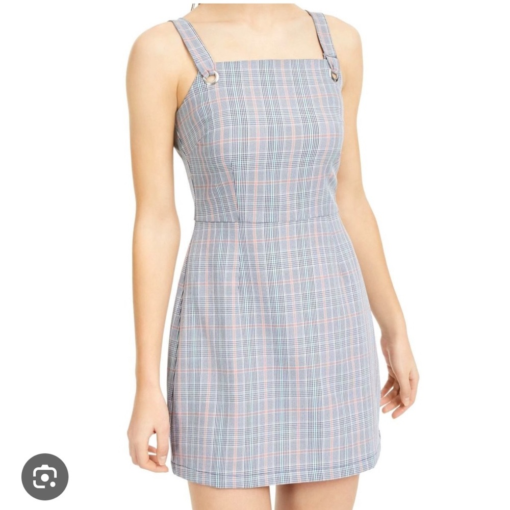 Fishbowl Jumper Dress Pink and Grey Light Academia Size M